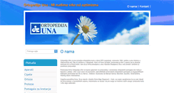 Desktop Screenshot of ortopedijauna.com